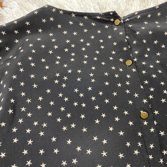 Madewell Silk Star Scatter Dress H0259 - Picture 9 of 12